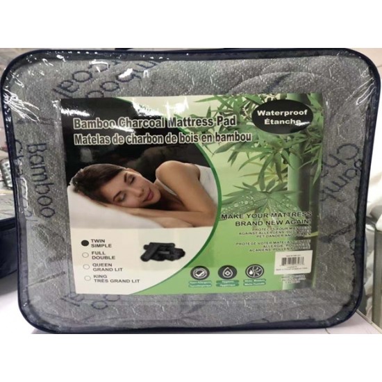 Bamboo Charcoal Waterproof Mattress Pad